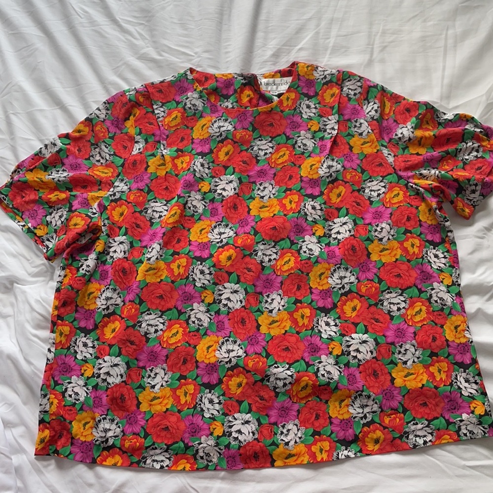 Vintage Floral Blouse